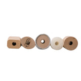 Schweikert Dumbbell Centerpiece Bells - Wood, Plastic, Leather front