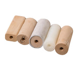 Schweikert_dumbell_centerpiece_bells_wood_plastic_leather_top