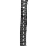 Schweikert Hose-Webbing Lead Black - White 16 mm with Loop Handle material