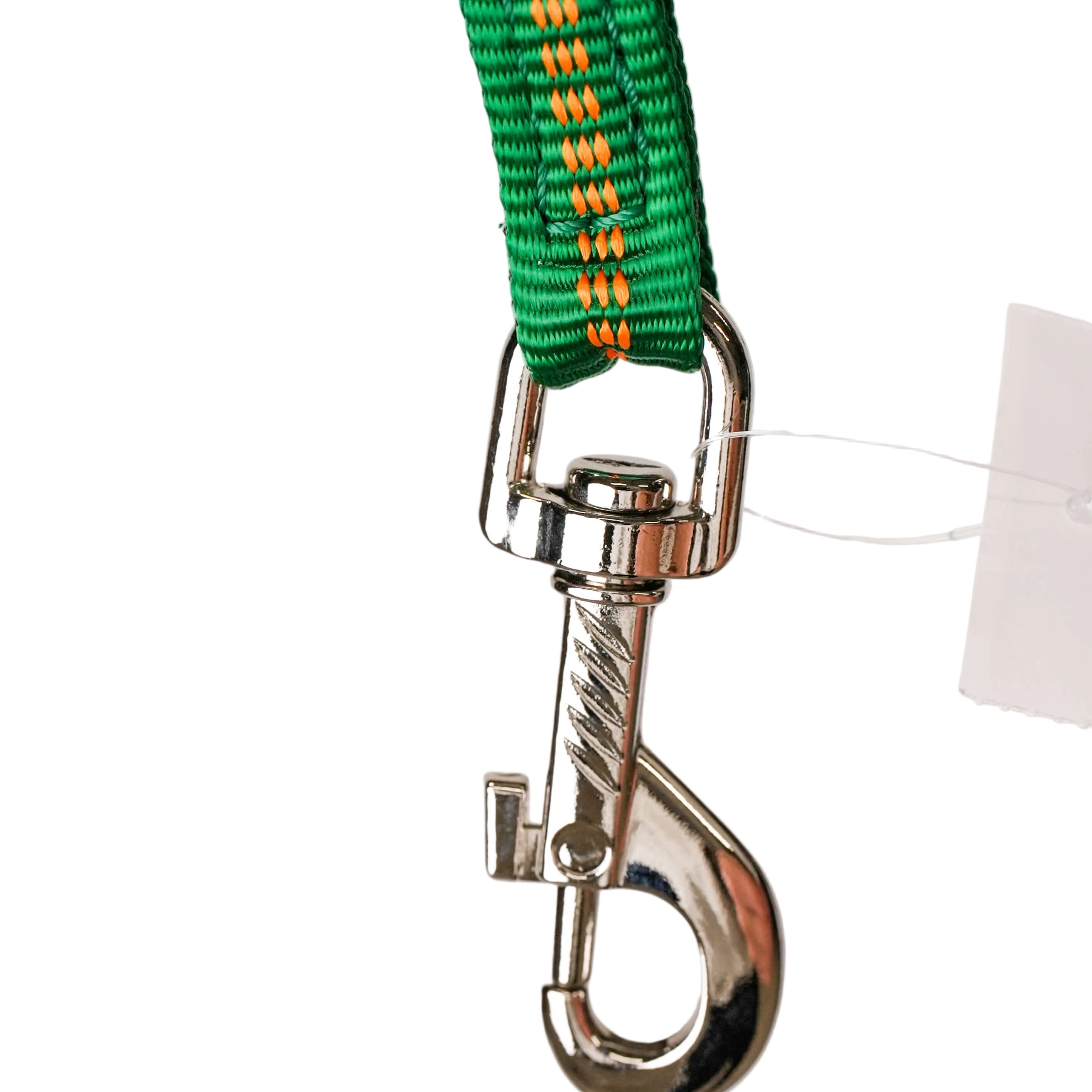 Schweikert Hose-Webbing Lead Green 16 mm Open End stainless steel hook