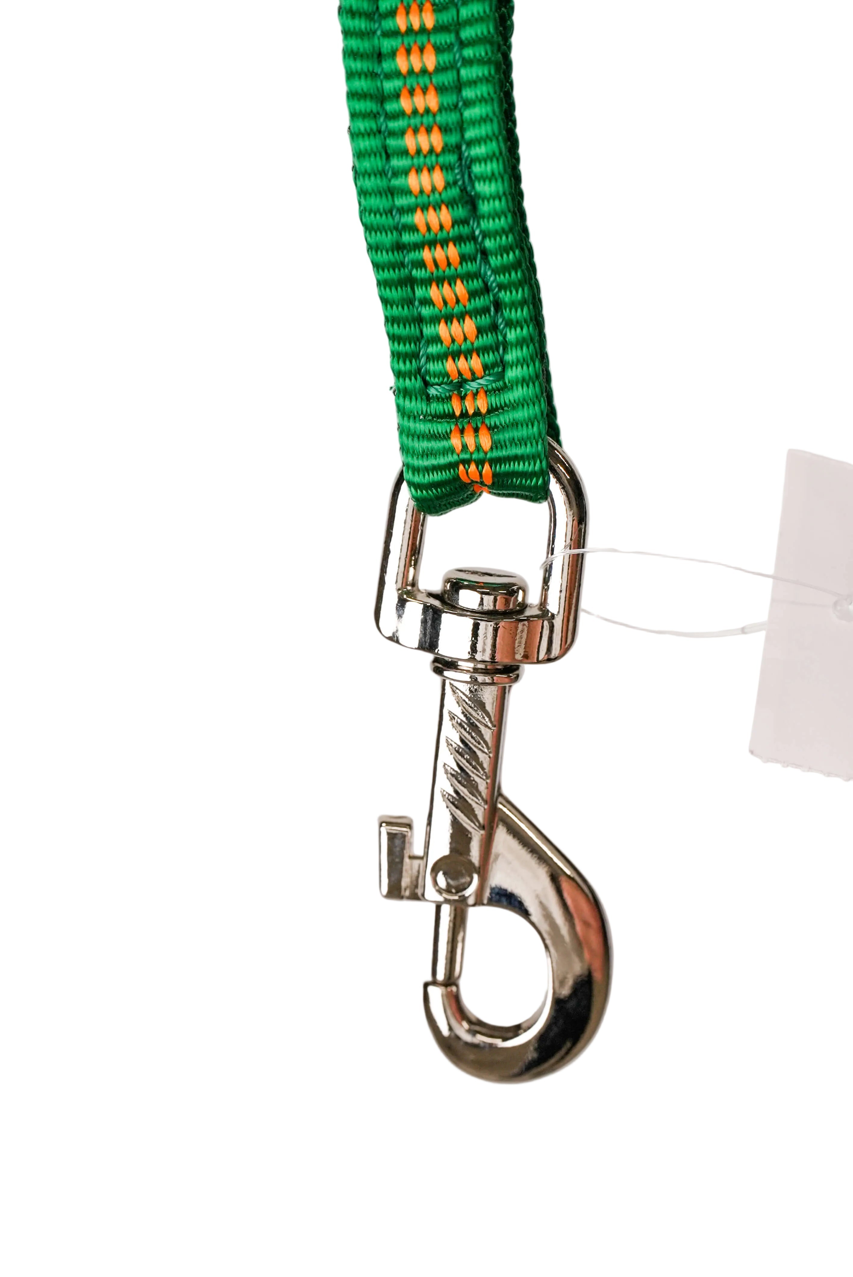 Schweikert Hose-Webbing Lead Green 16 mm Open End stainless steel hook