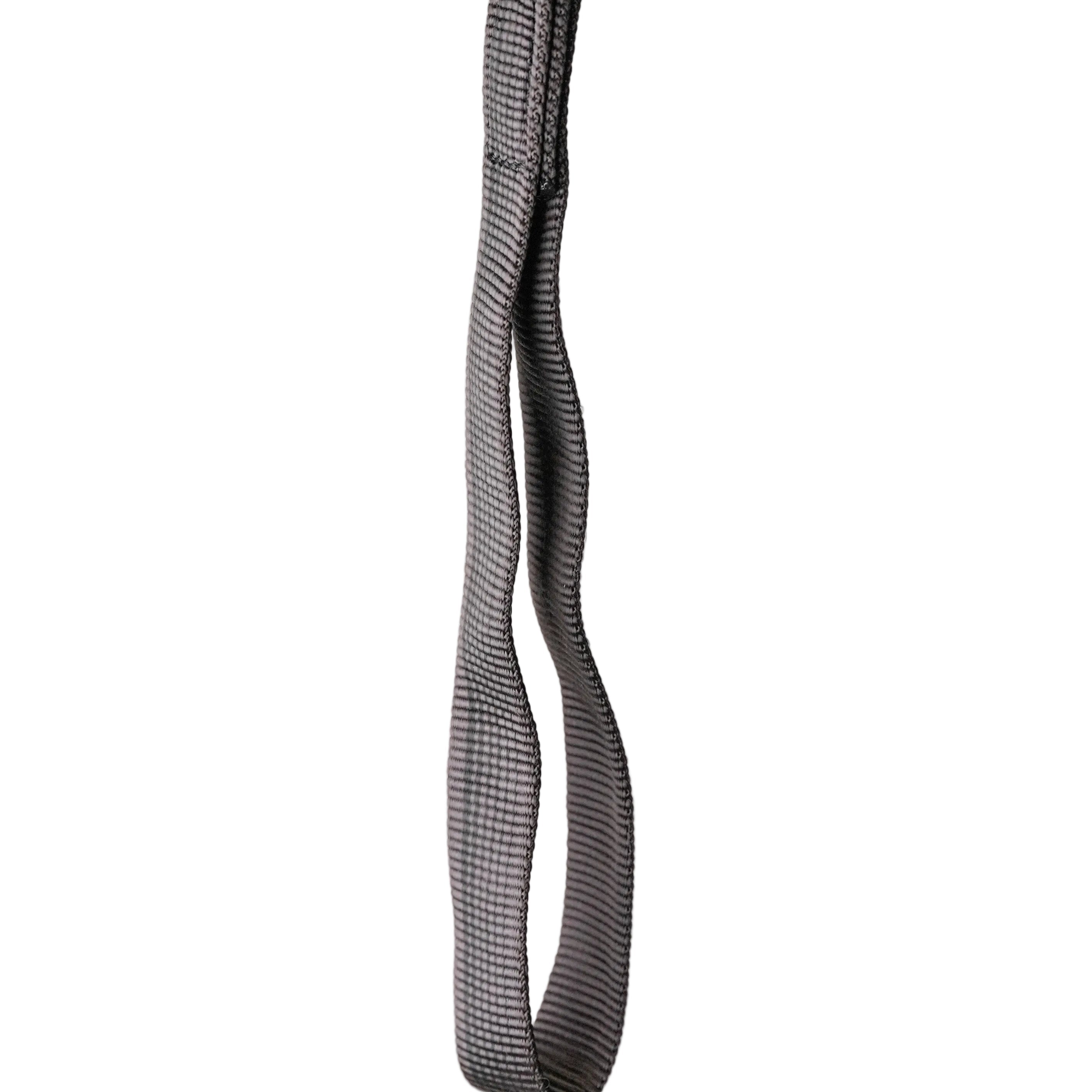 Schweikert Hose-Webbing Lead with Loop Handle Black 20mm Grey main