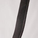 Schweikert Hose-Webbing Lead with Loop Handle Black 20mm Grey material