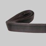 Schweikert Hose-Webbing Lead Open End 20mm Black Grey flexible