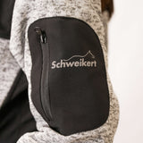 Schweikert Hybrid Dog Sport Jacket Unisex Grey & Black arm pocket