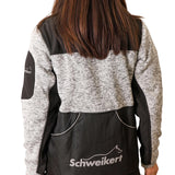 Schweikert Hybrid Dog Sport Jacket Unisex Grey & Black rear