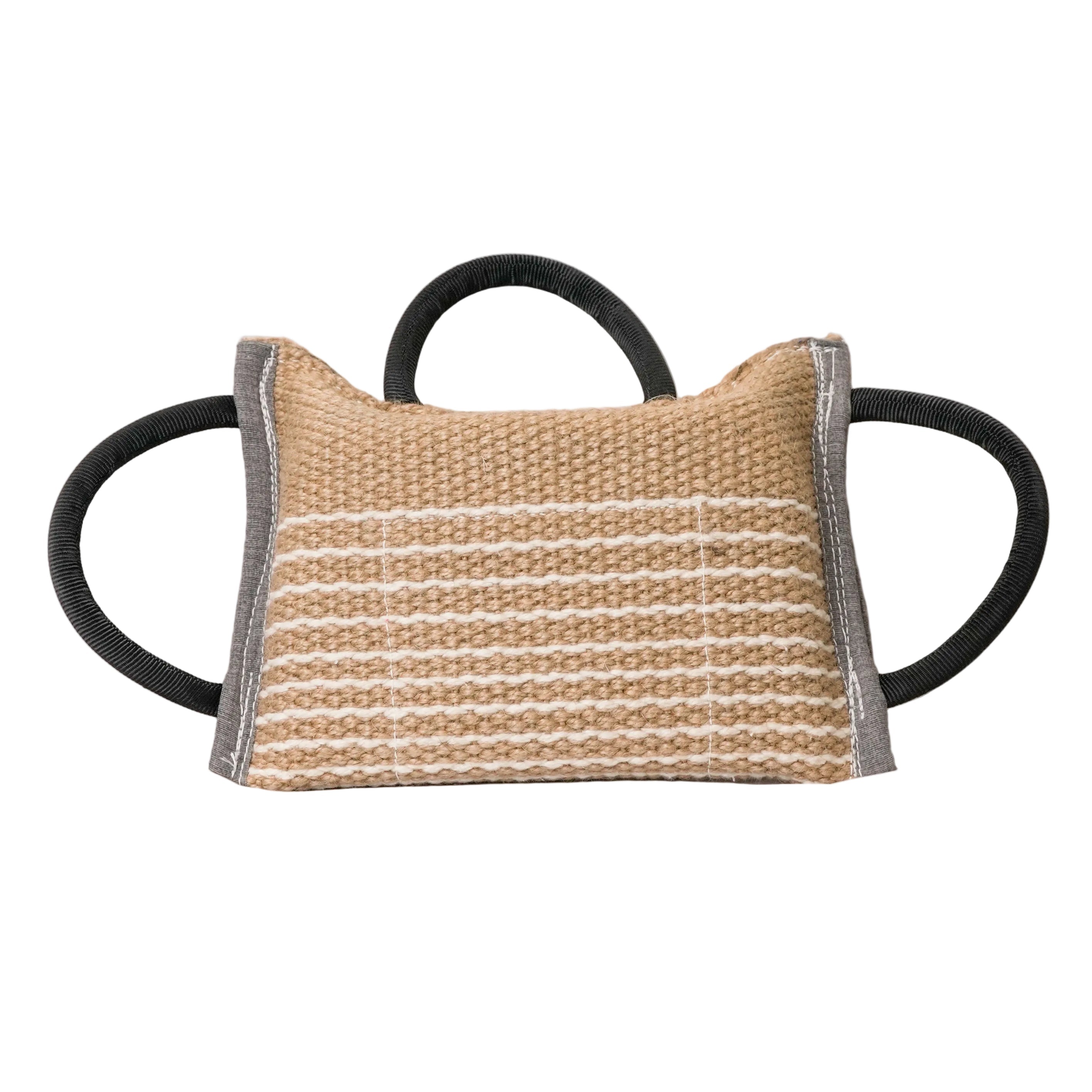 Schweikert Jute Bite Pad with 3 Handles front