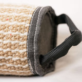 Schweikert Jute Bite Roll with Handles stitching