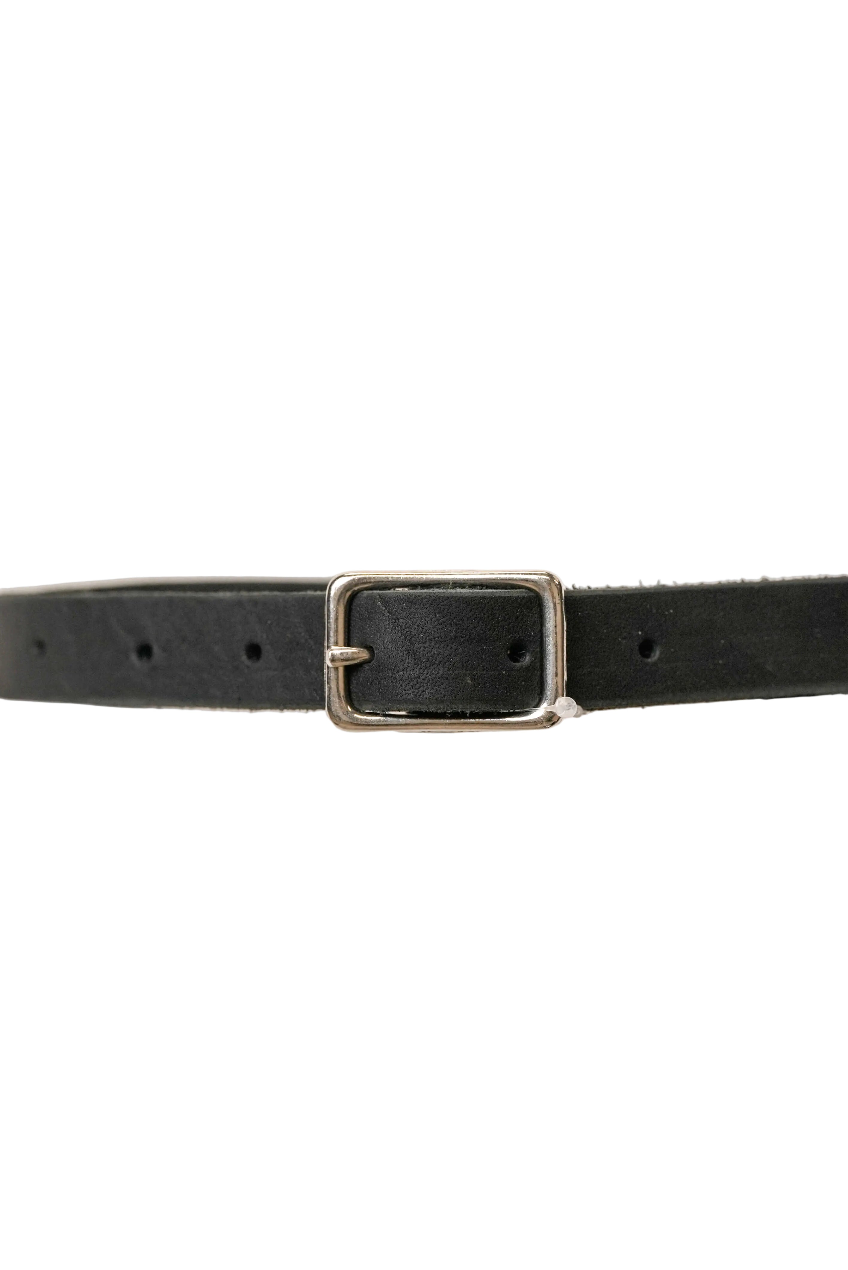 Schweikert Leather Collar for K9 Muzzle Black 20mm buckle