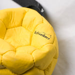 Schweikert Leather Football with Handle - Air-Filled deflated