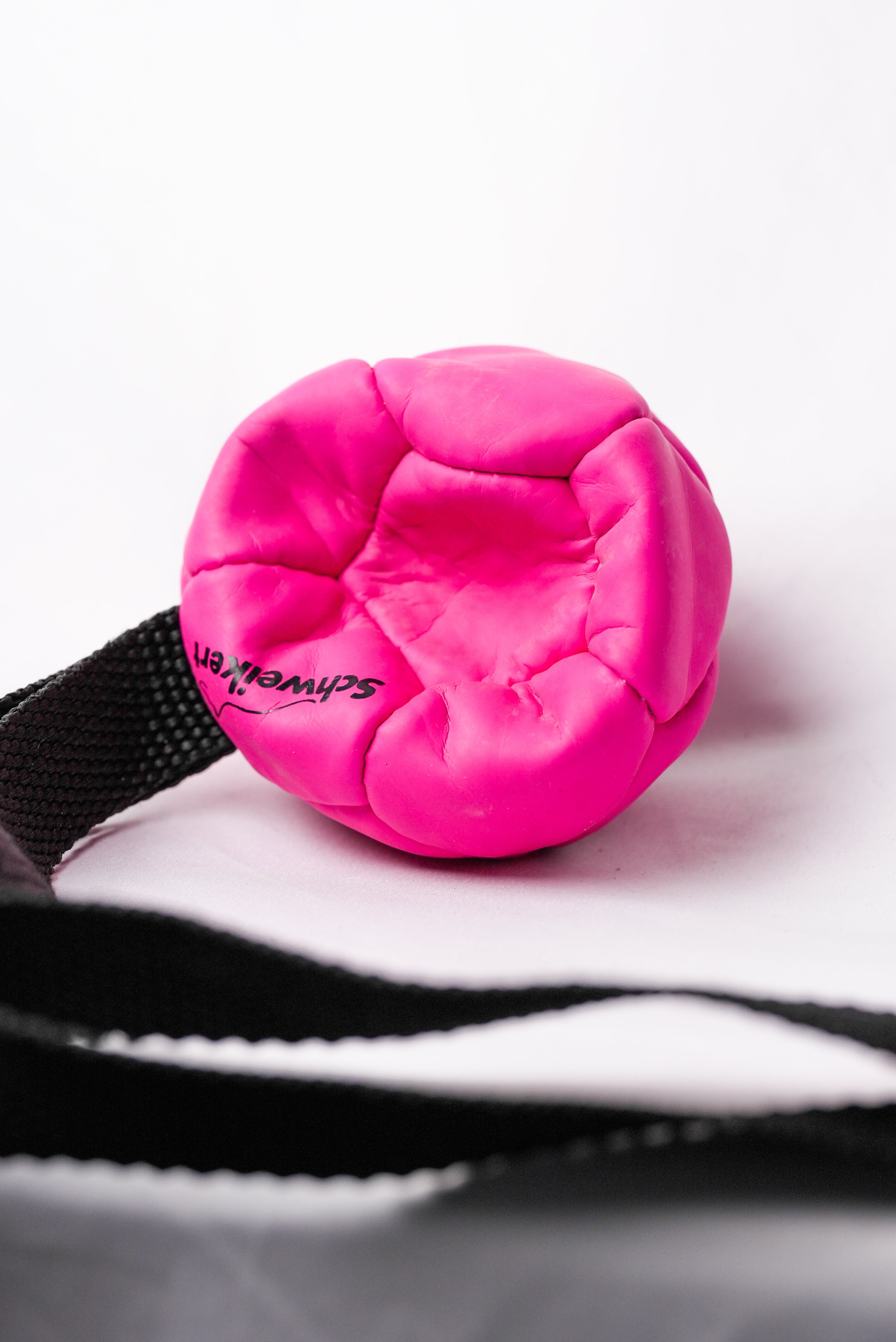 Schweikert Leather Football with Handle - Air-Filled side