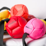 Schweikert Leather Football with Handle - Silicon-Filled 8cm group