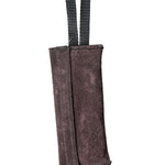 Schweikert Leather Puppy Tug with One Handle 20cm Brown back
