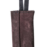 Schweikert Leather Puppy Tug with One Handle 20cm Brown velcro opening