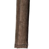 Schweikert Leather Puppy Tug with One Loop Handle Brown material