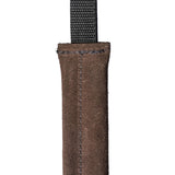 Schweikert Leather Puppy Tug with One Loop Handle Brown rear side
