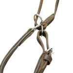Schweikert Leather Quick Release Lead 18mm 16mm 175 cm Brown clasp side