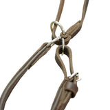 Schweikert Brown Leather Show Lead with Handle brown clasp side