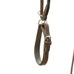 Schweikert Brown Leather Show Lead with Handle brown collar