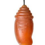 Schweikert Mango Tango Organic Natural Rubber Dog Toy on a String front