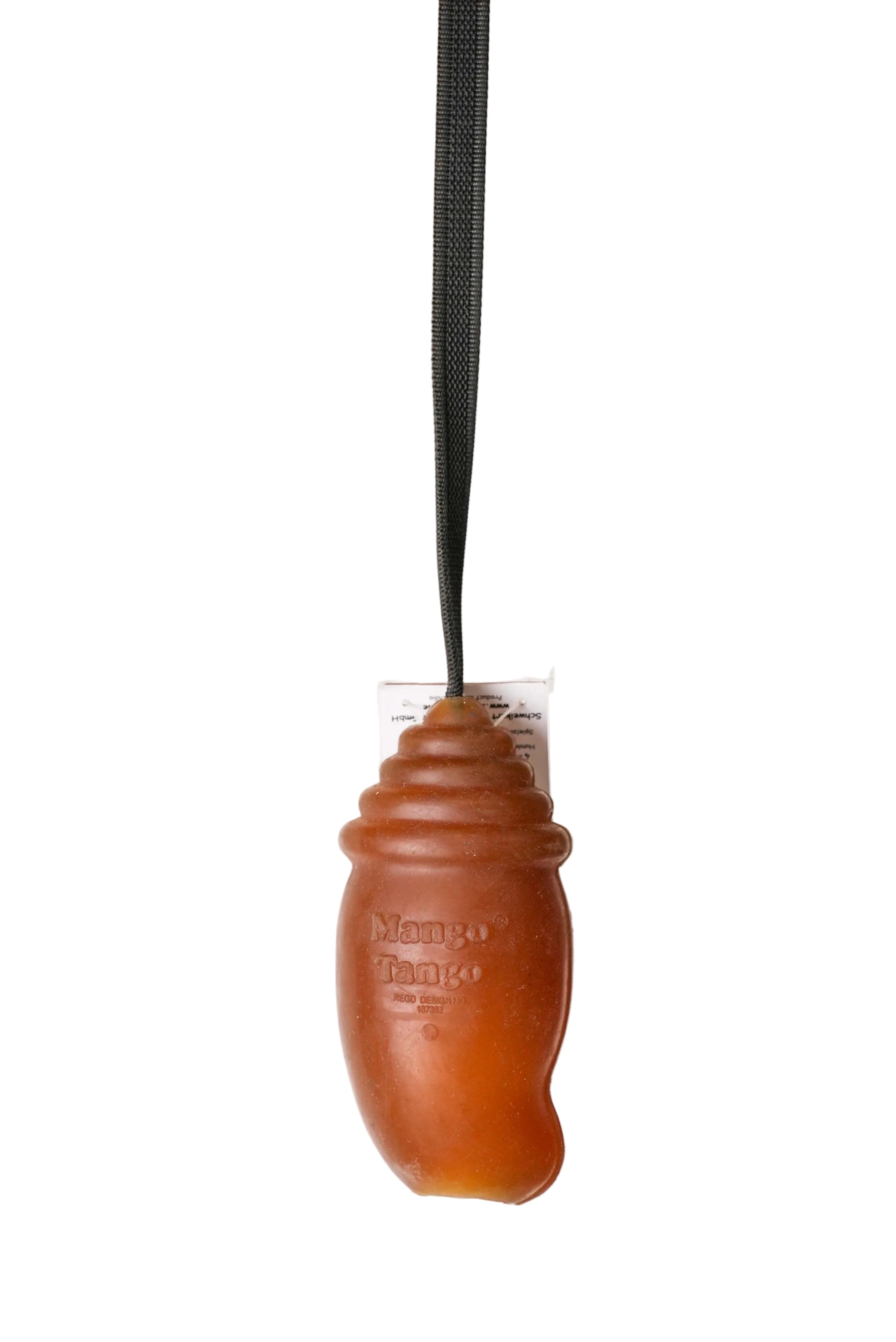 Schweikert Mango Tango Organic Natural Rubber Dog Toy on a String main