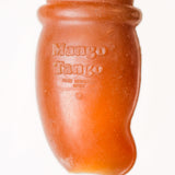 Schweikert Mango Tango Organic Natural Rubber Dog Toy on a String material