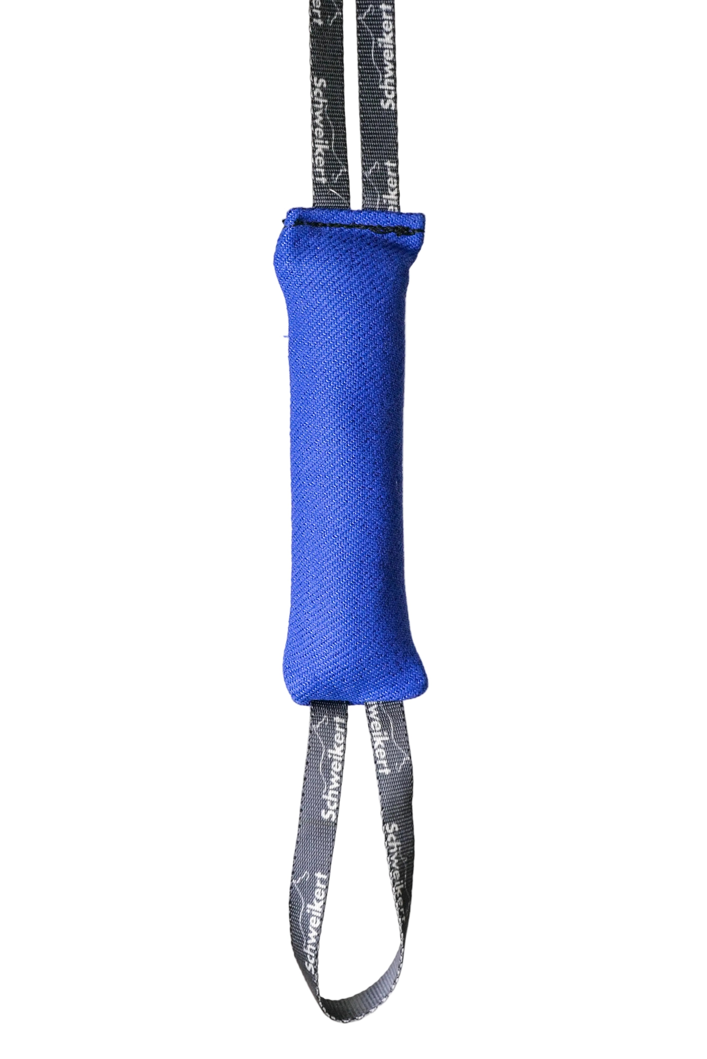 Schweikert Nylcot Puppy Tug with 2 Handles blue front