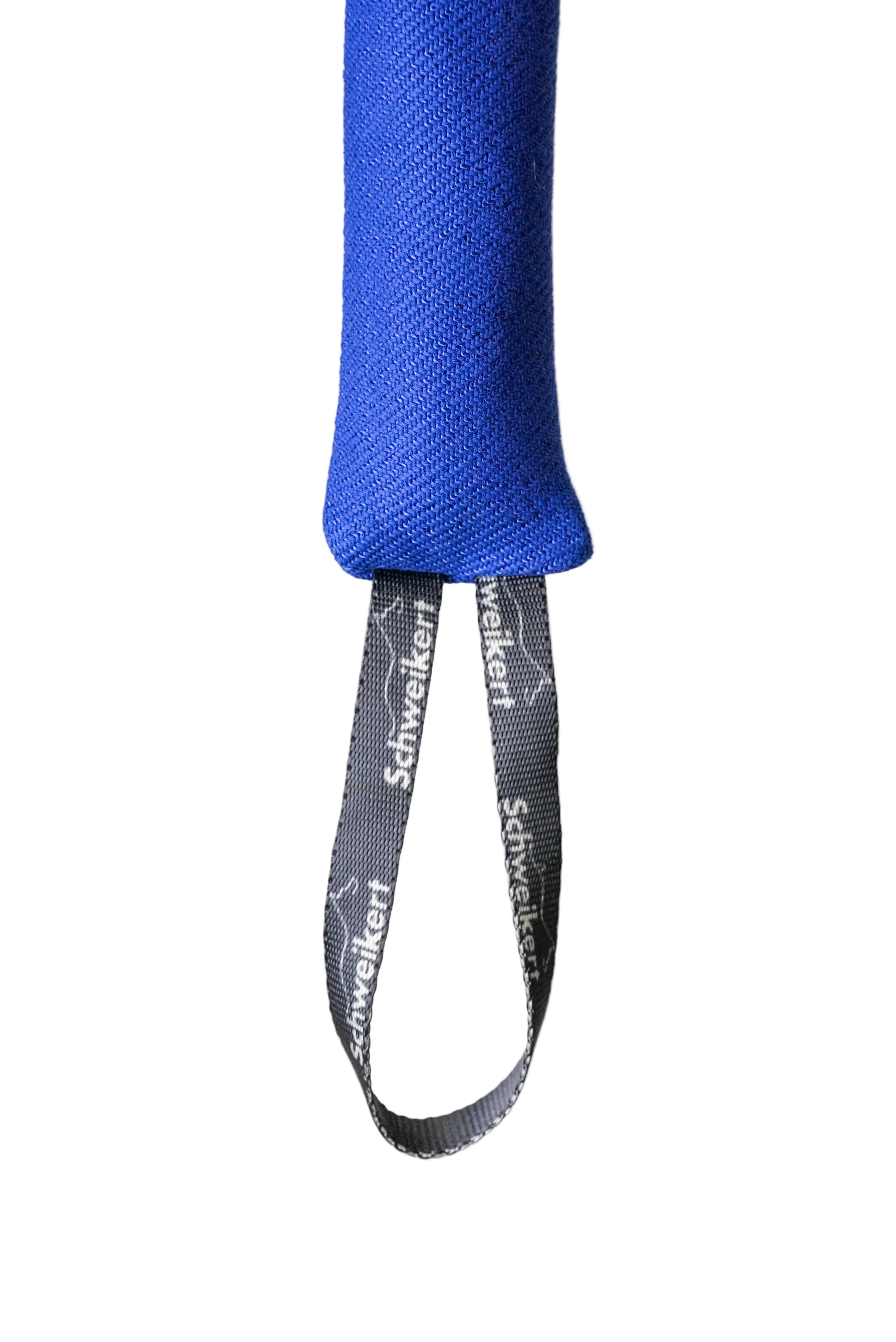 Schweikert Nylcot Puppy Tug with 2 Handles blue handle
