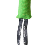 Schweikert Nylcot Puppy Tug with 2 Handles green handle