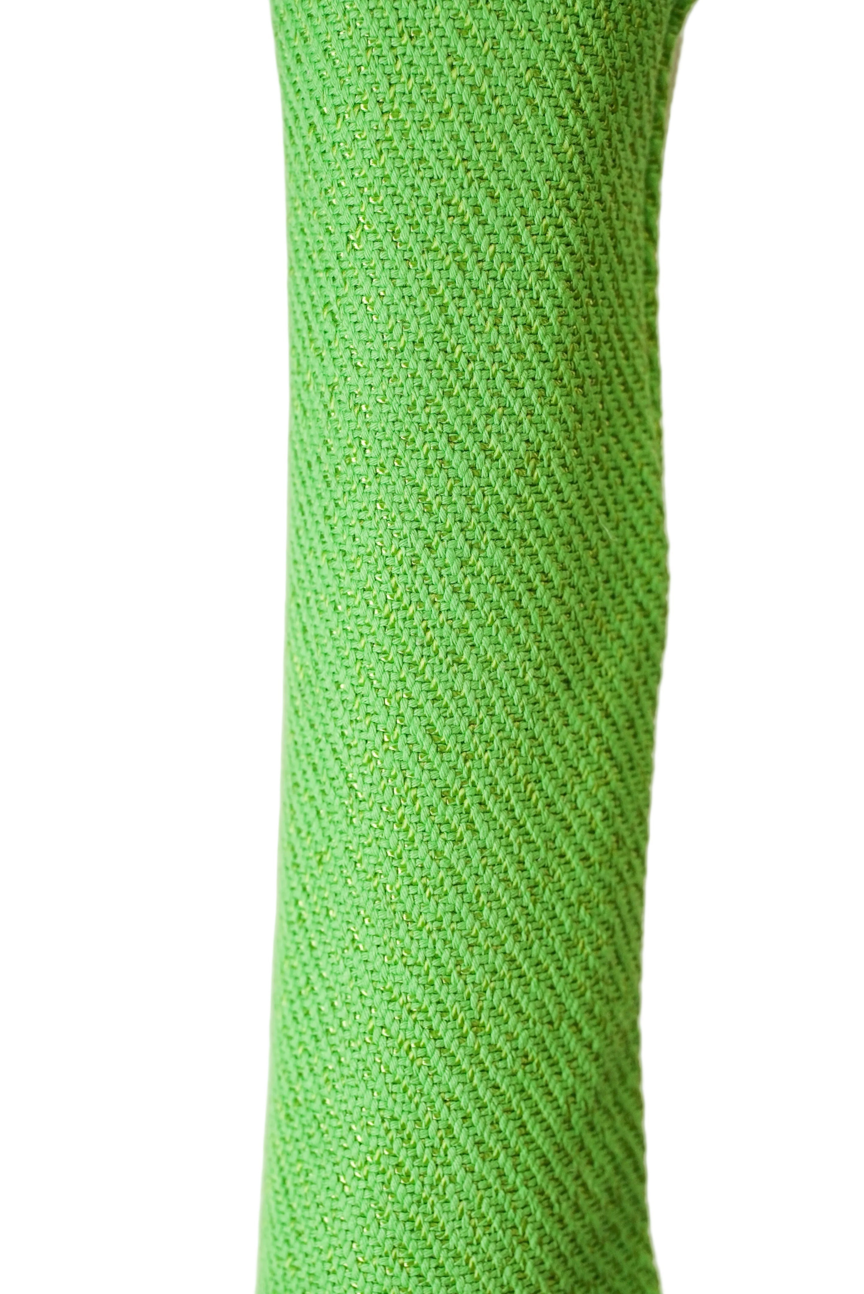 Schweikert Nylcot Puppy Tug with 2 Handles green material