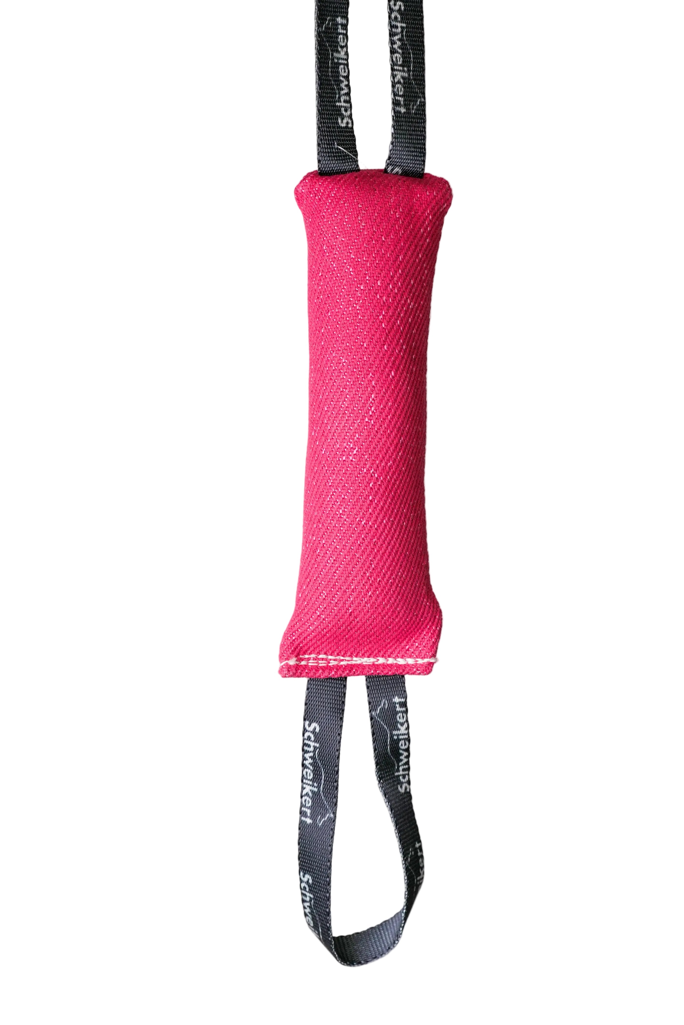 Schweikert Nylcot Puppy Tug with 2 Handles pink front