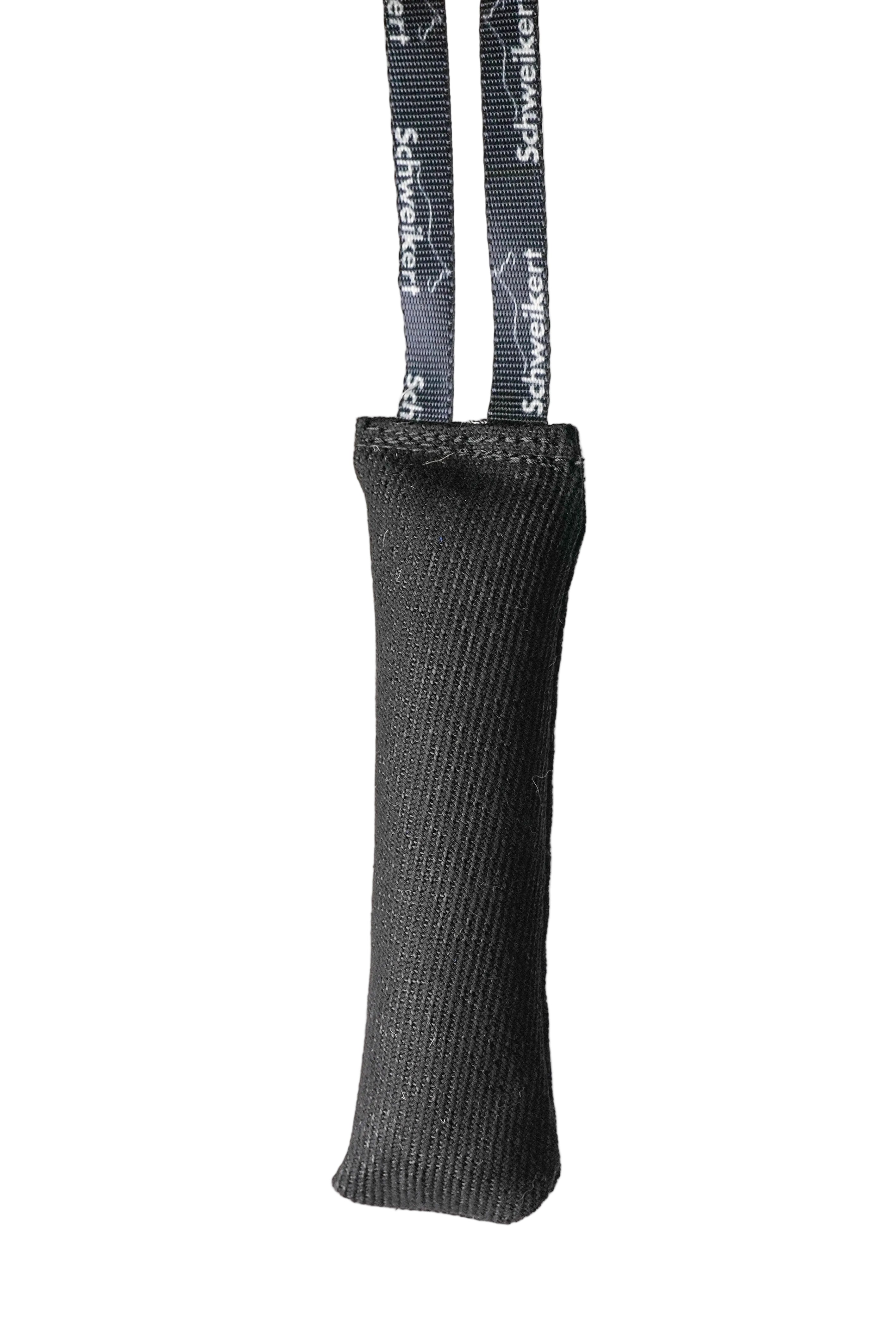 Schweikert Nylcot Puppy Tug with Handle Black front