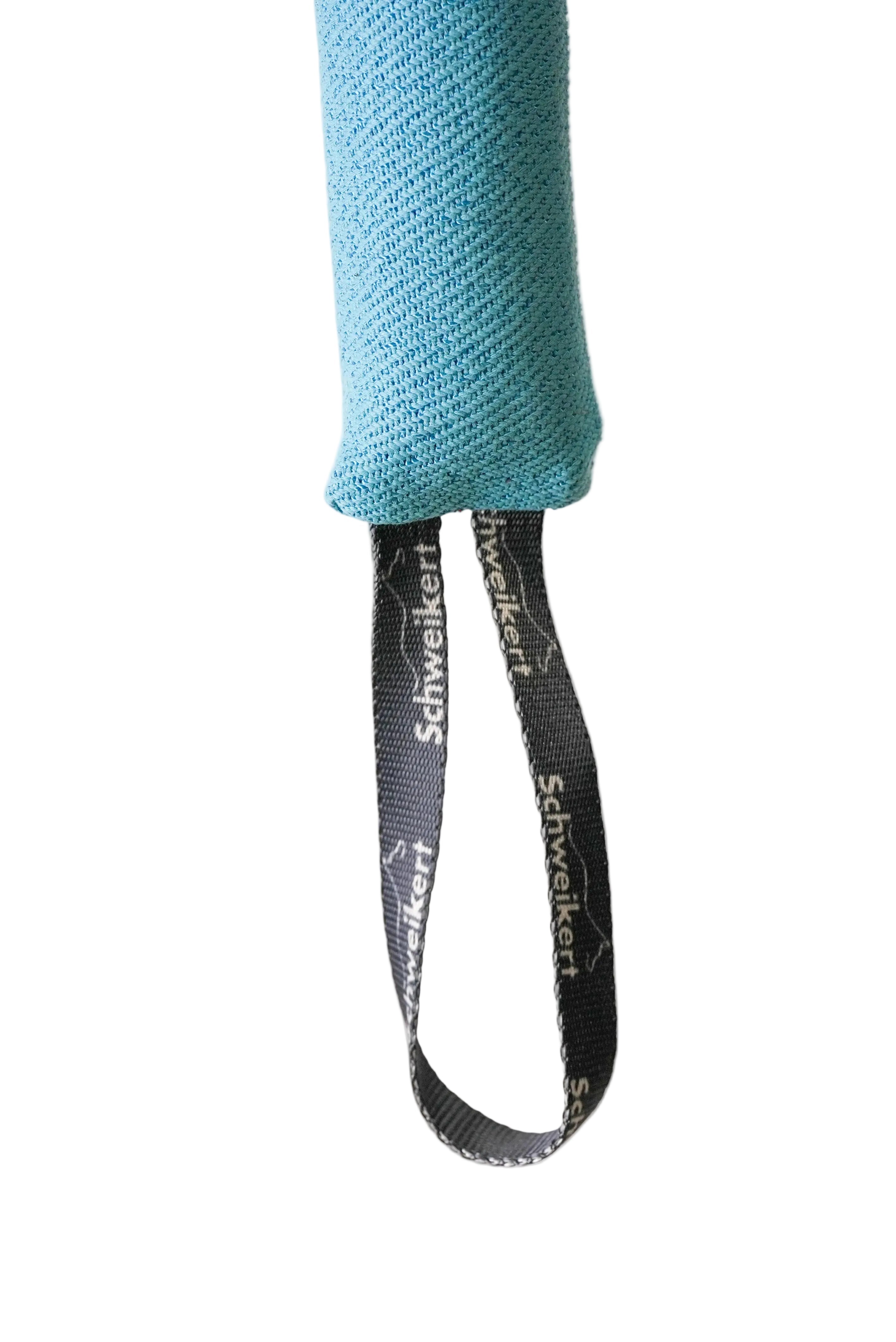 Schweikert Nylcot Puppy Tug with Handle Light Blue handle