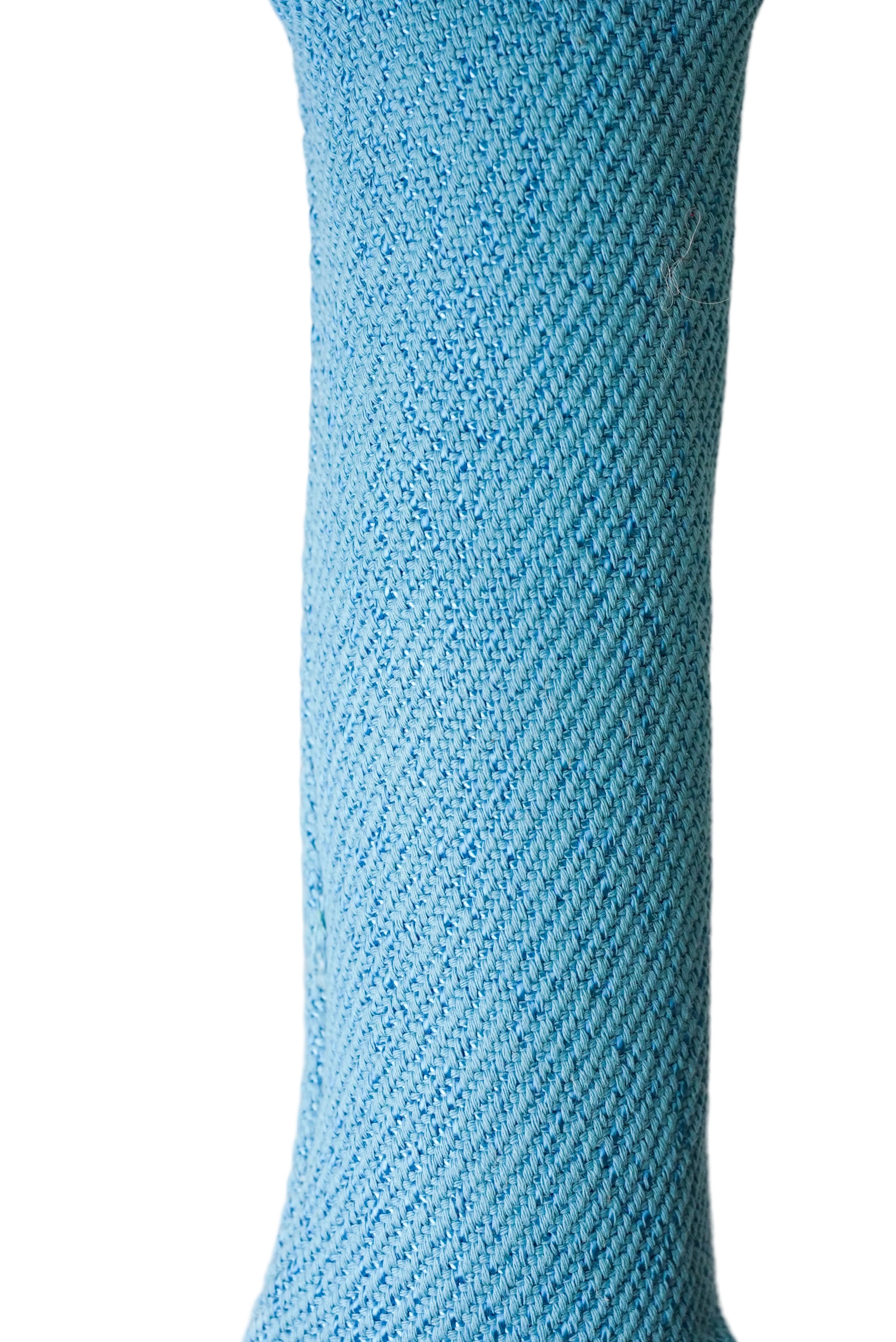 Schweikert Nylcot Puppy Tug with Handle Light Blue material