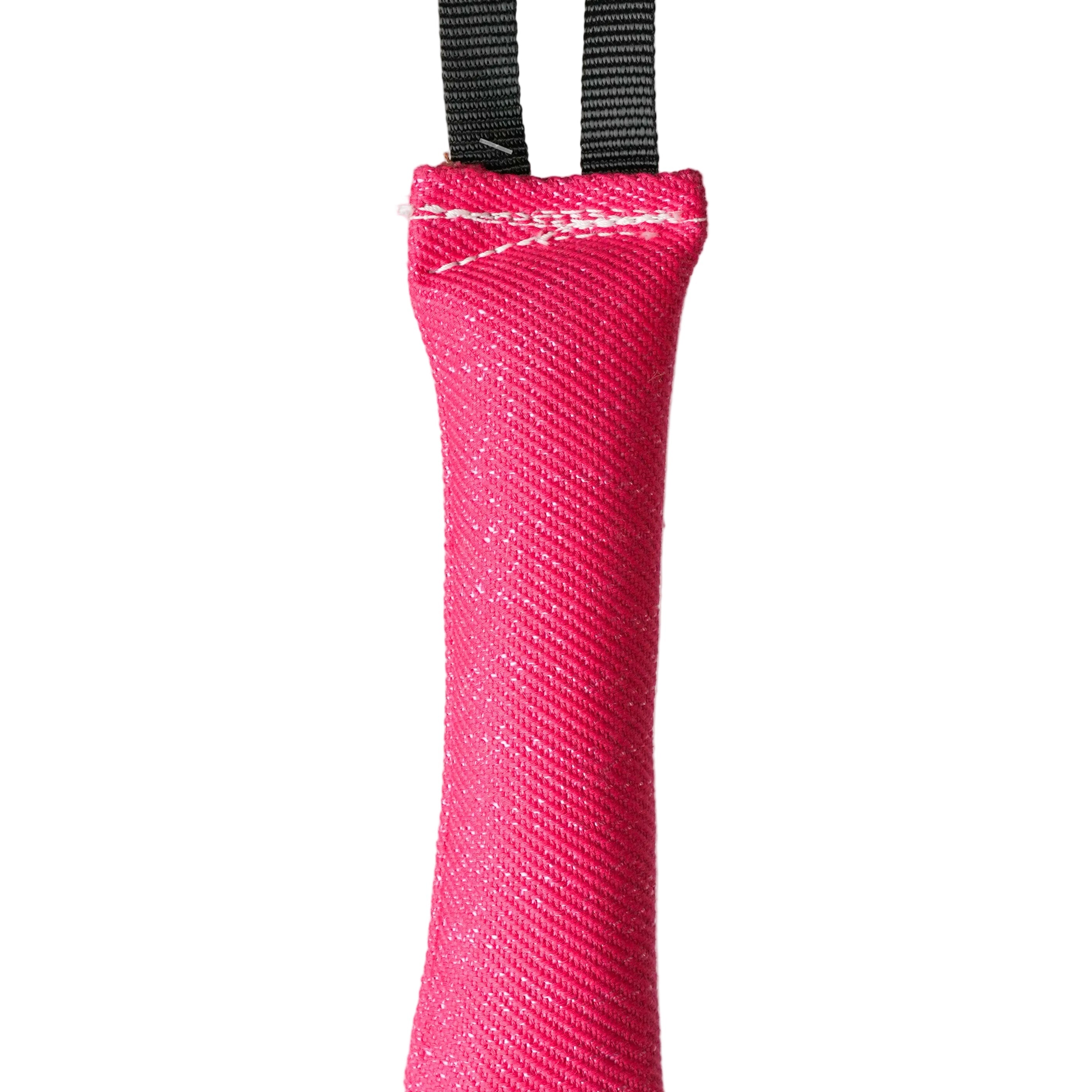 Schweikert Nylcot Puppy Tug with Handle Pink front