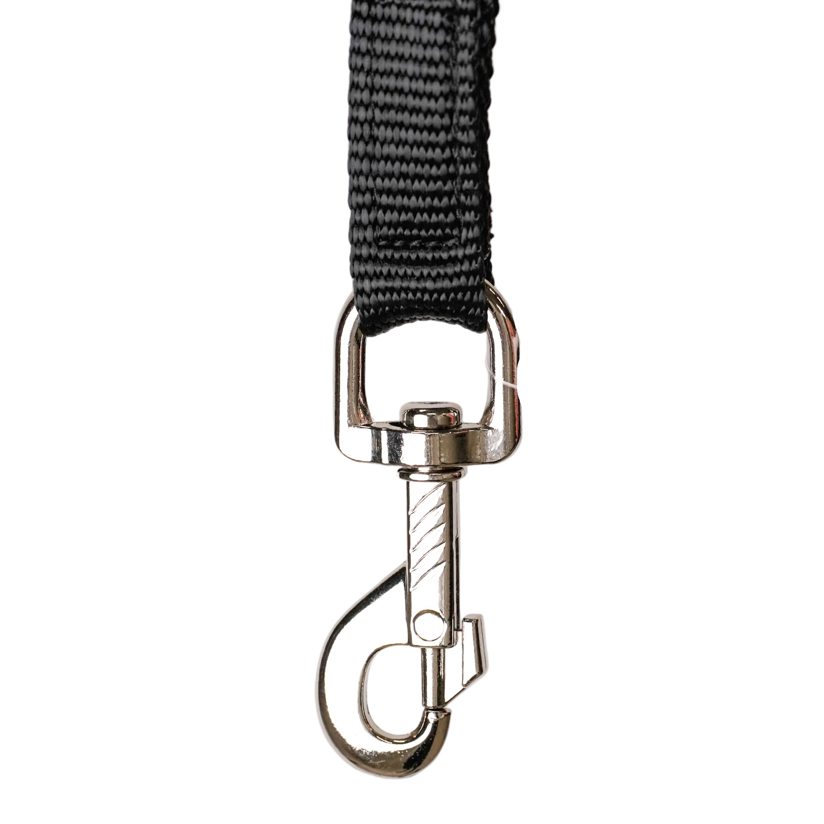 Schweikert Nylon Webbing Lead with Handle 19mm Black hook