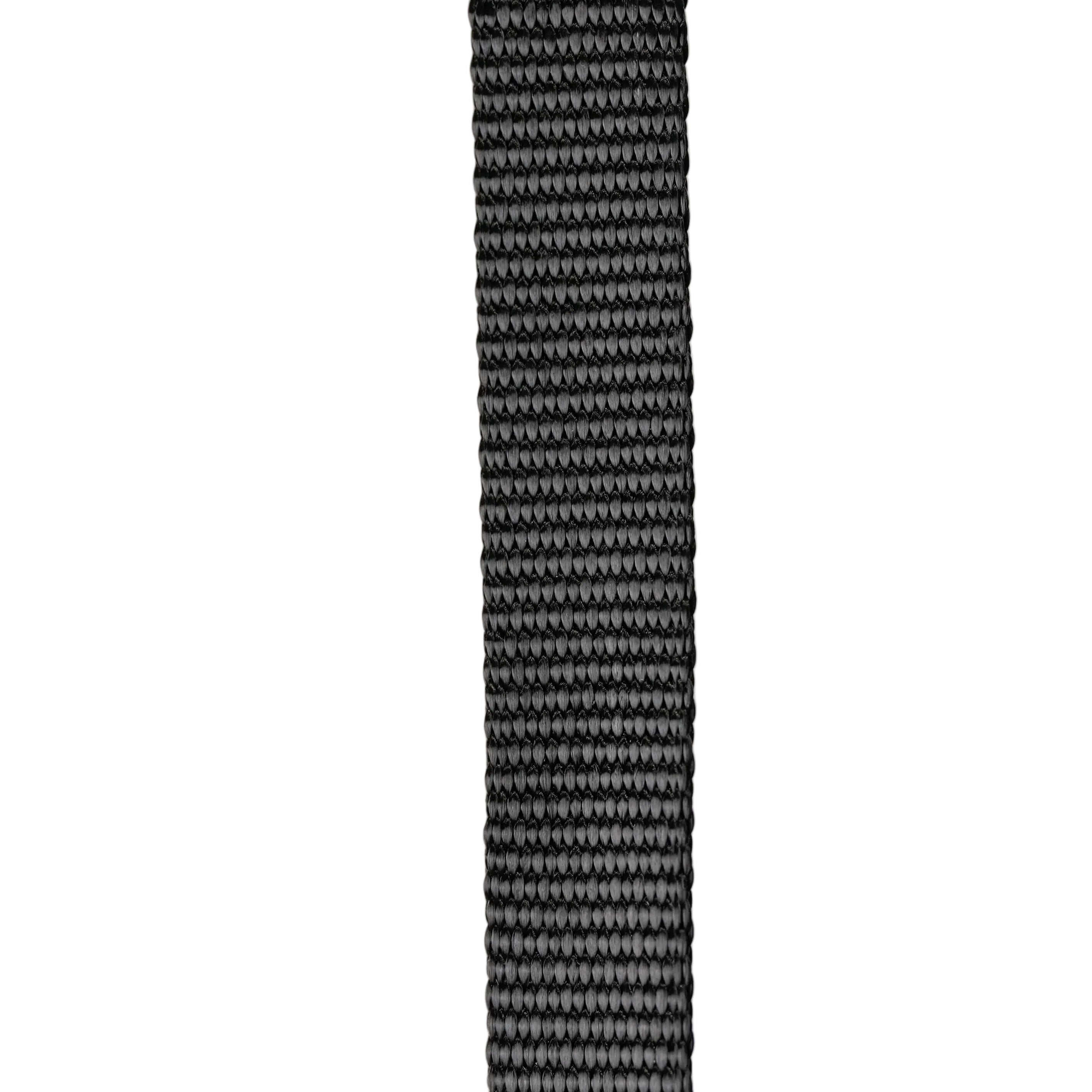 Schweikert Nylon Webbing Lead without Handle 19mm Black material