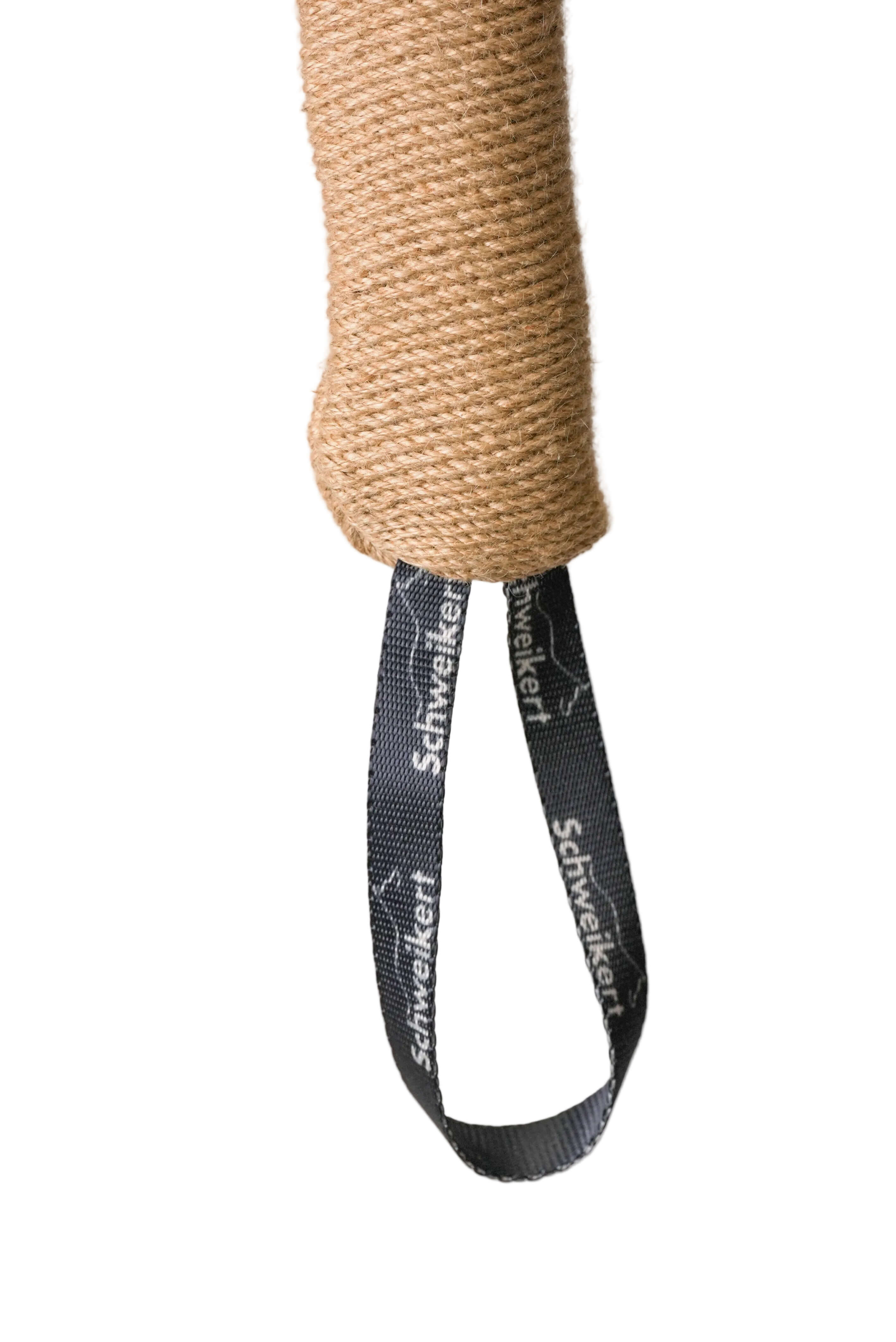 Schweikert Puppy Jute Tug 25cm with 2 Handles stitching