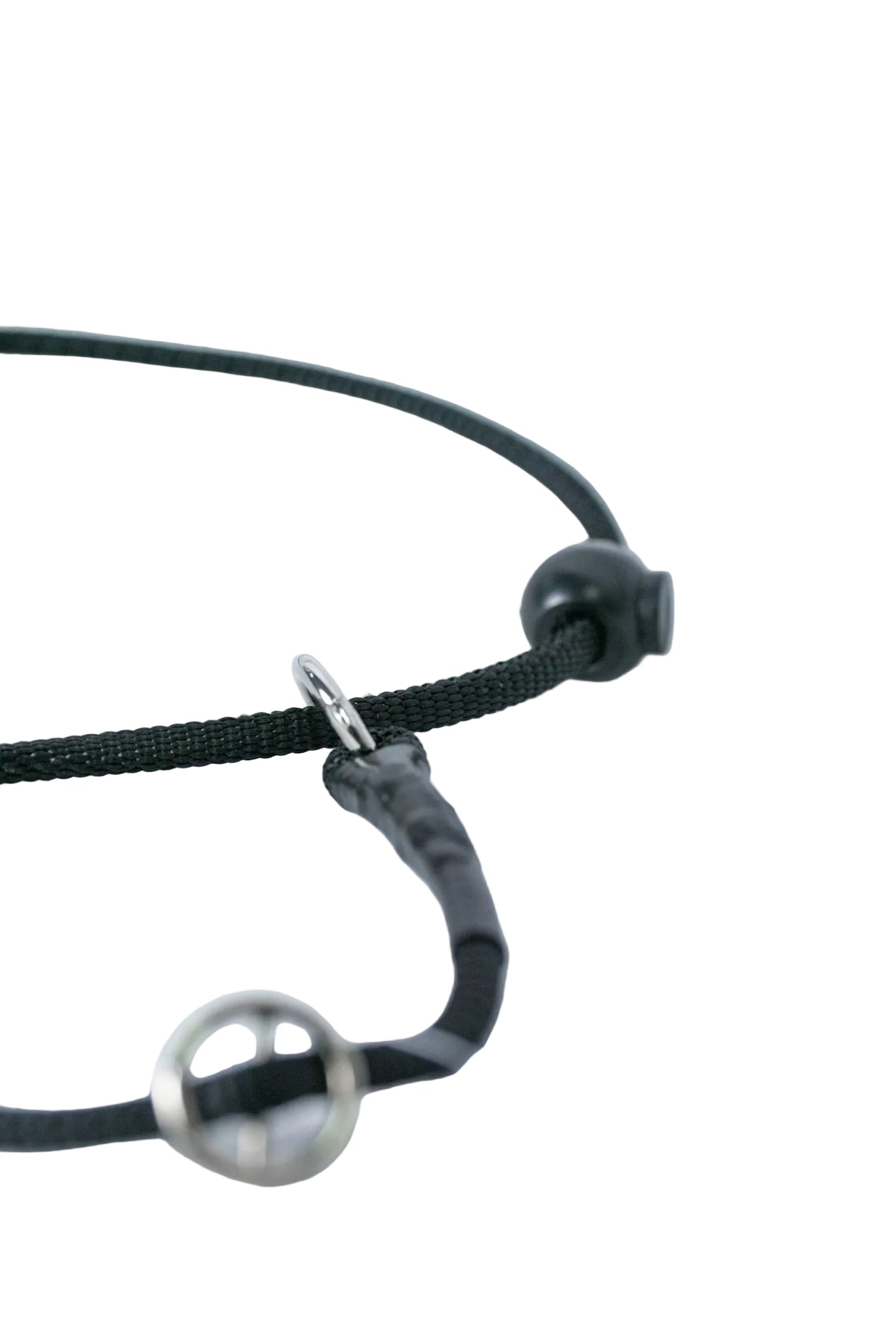 Schweikert Slip Lead(Grot) 1.5m Black steel ring