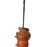 Schweikert Snorky Organic Natural Rubber Dog Toy on a Rope side