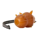 Schweikert Snorky Organic Natural Rubber Dog Toy on a String front
