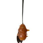 Schweikert Snorky Organic Natural Rubber Dog Toy on a String side