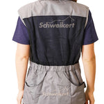 Schweikert Summer Dog Training Vest Unisex Black & Grey rear