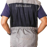 Schweikert Summer Dog Training Vest Unisex Black & Grey rear alternate