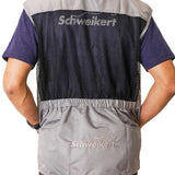 Schweikert Summer Dog Training Vest Unisex Black & Grey rear alternate