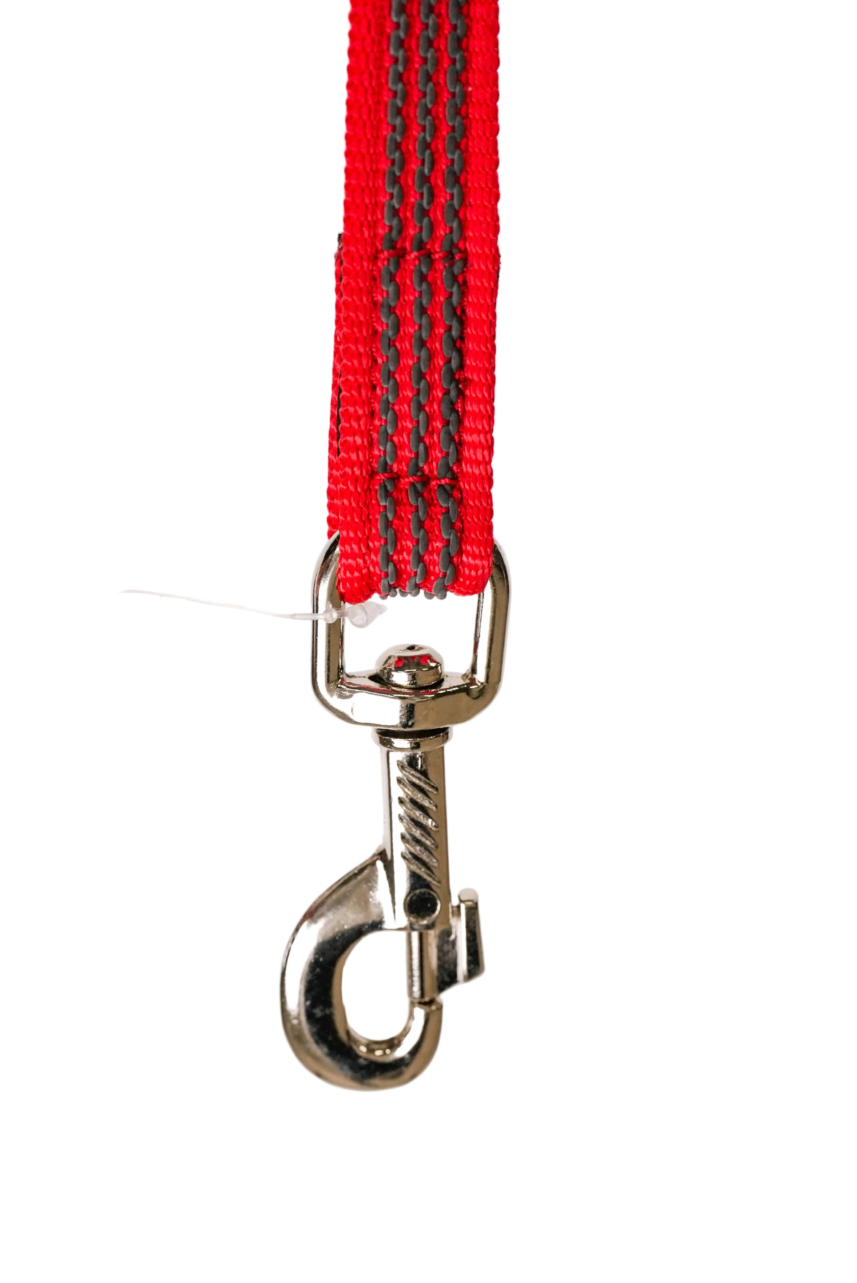 Schweikert Super-Grip Lead With Loop Handle Red 22 mm stainless steel hook