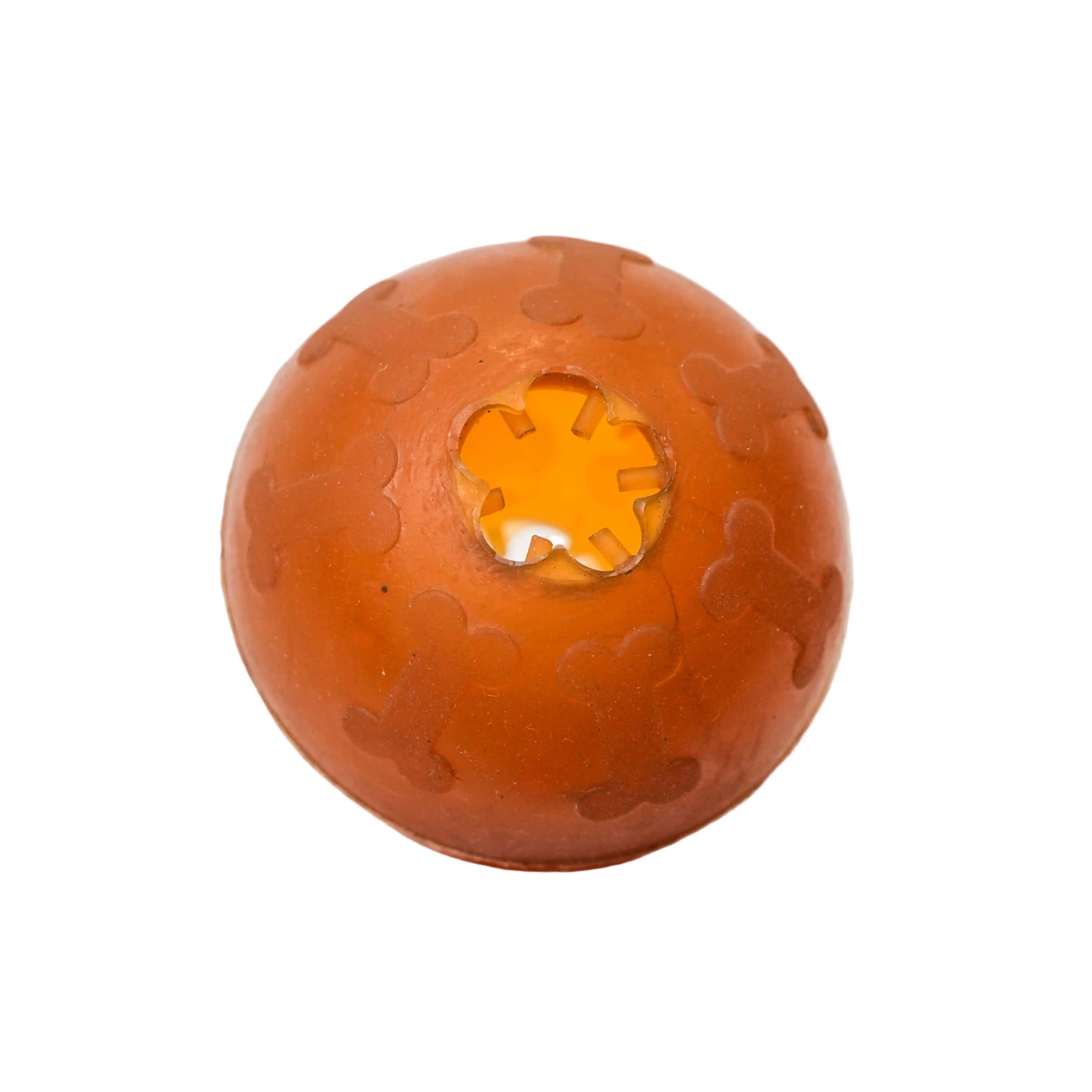 Schweikert Tschukaball Organic Natural Rubber Ball treats dispenser