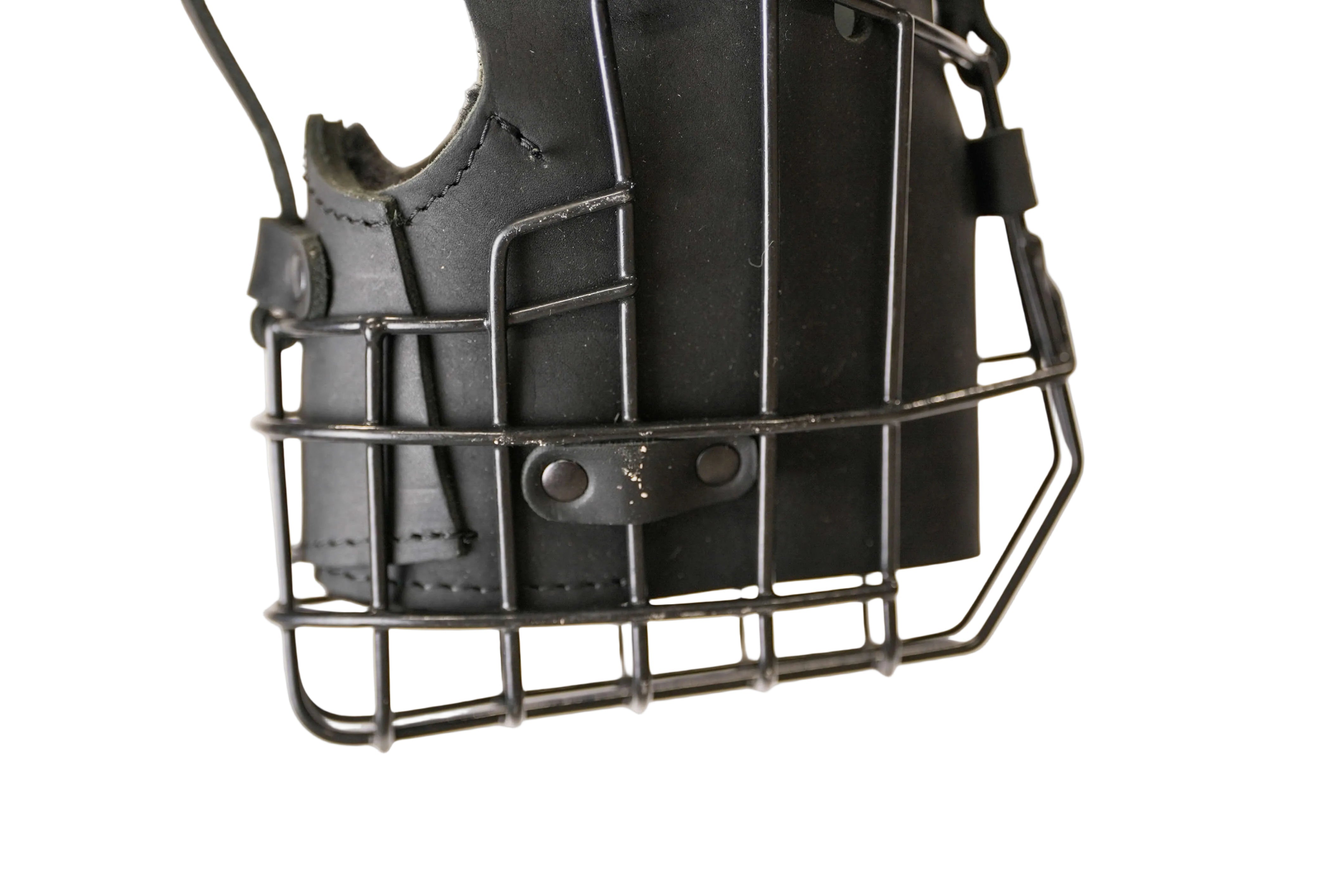 Schweikert Wire Barking Muzzle with Felt stainless steel front