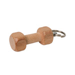 Schweikert Wooden Dumbbell Keyring side