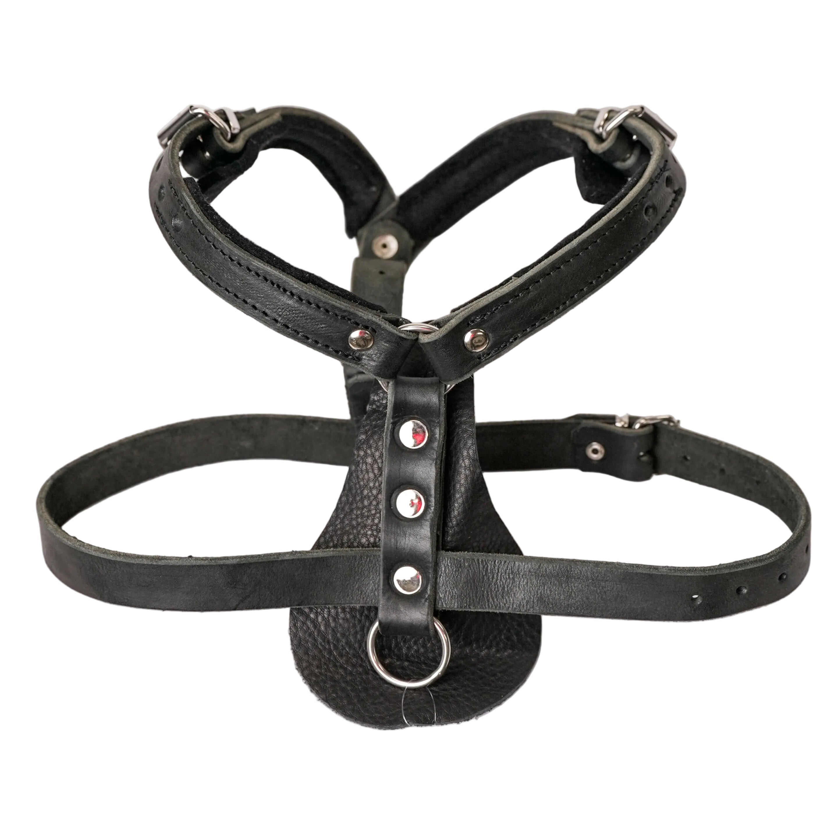 Schweikert Working Dog Leather Harness angle